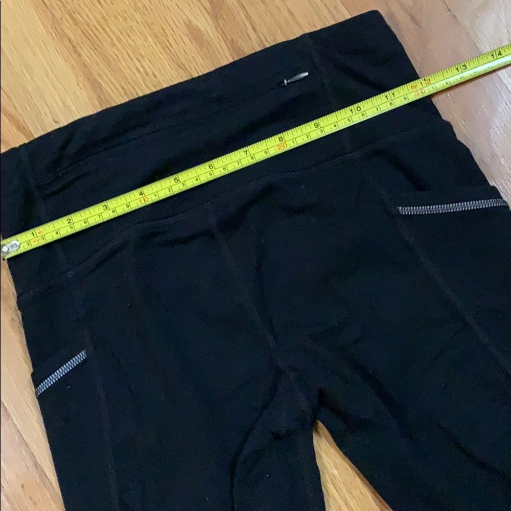 Athleta Black Relay Reflective Leggings w/pockets - Picture 12 of 16
